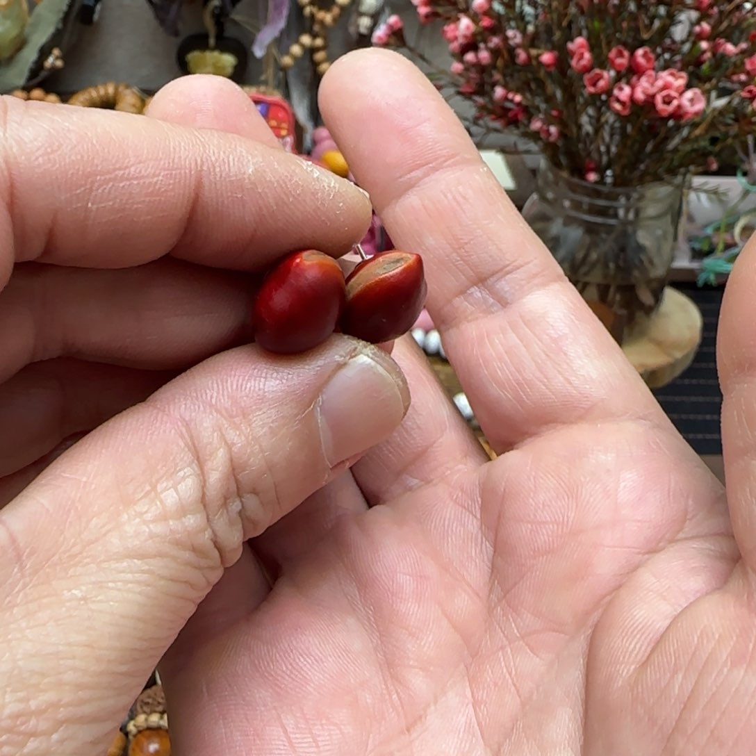 凤眼菩提手串耳钉