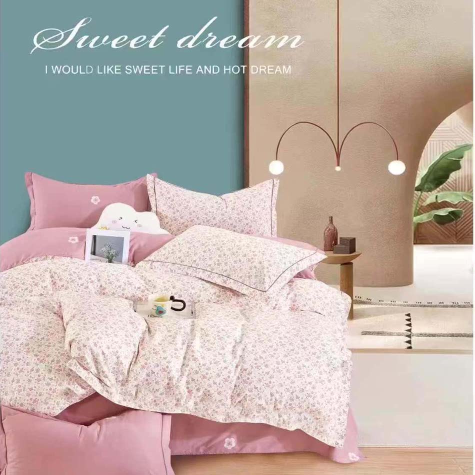 帛纳家纺高密度柔光棉纯棉床品（七里香）斜纹