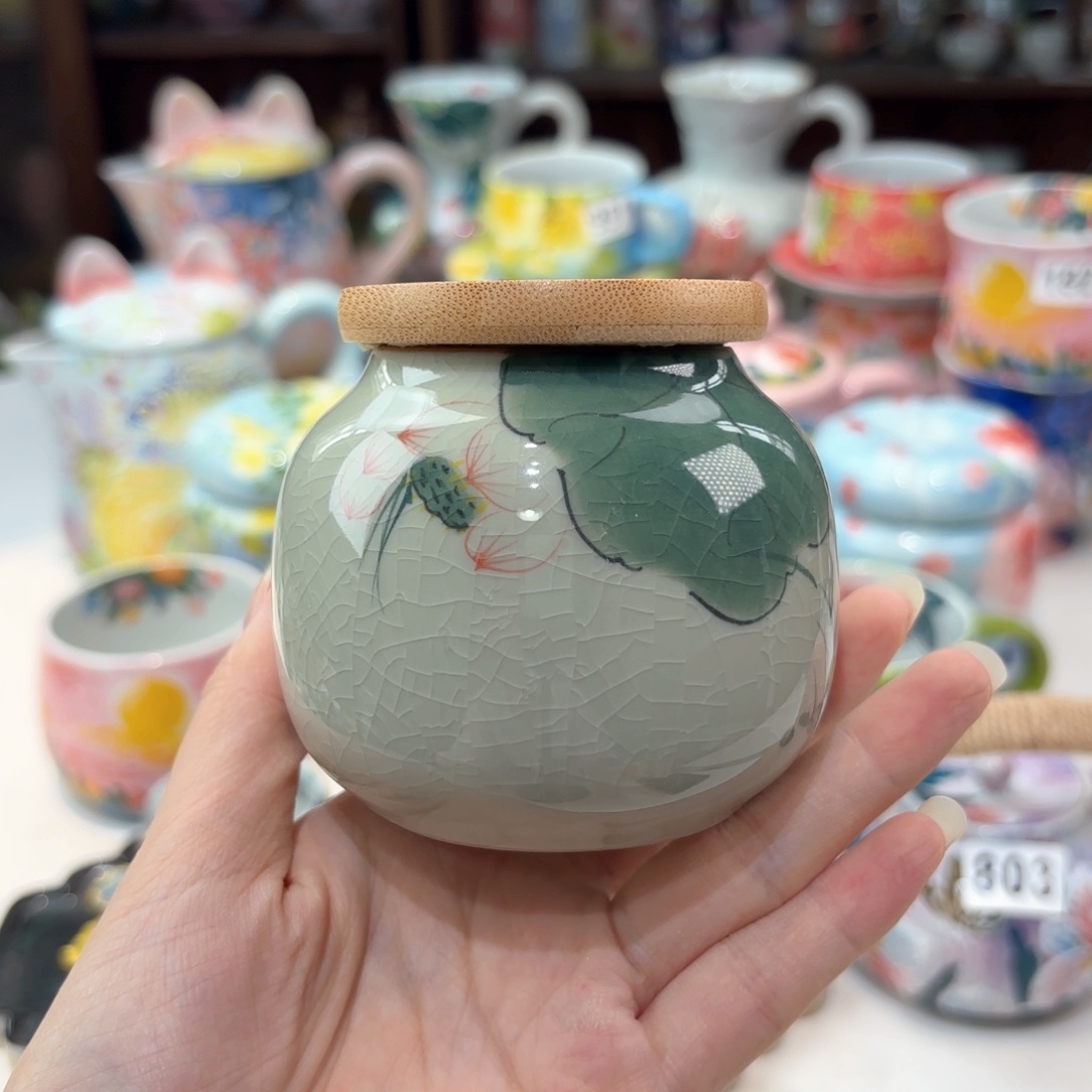 景德镇手绘高温釉下彩陶瓷茶具