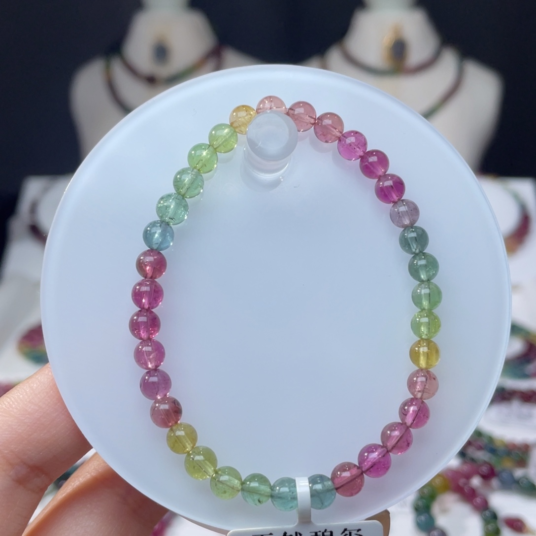 未镶嵌手串碧玺5.3mm±