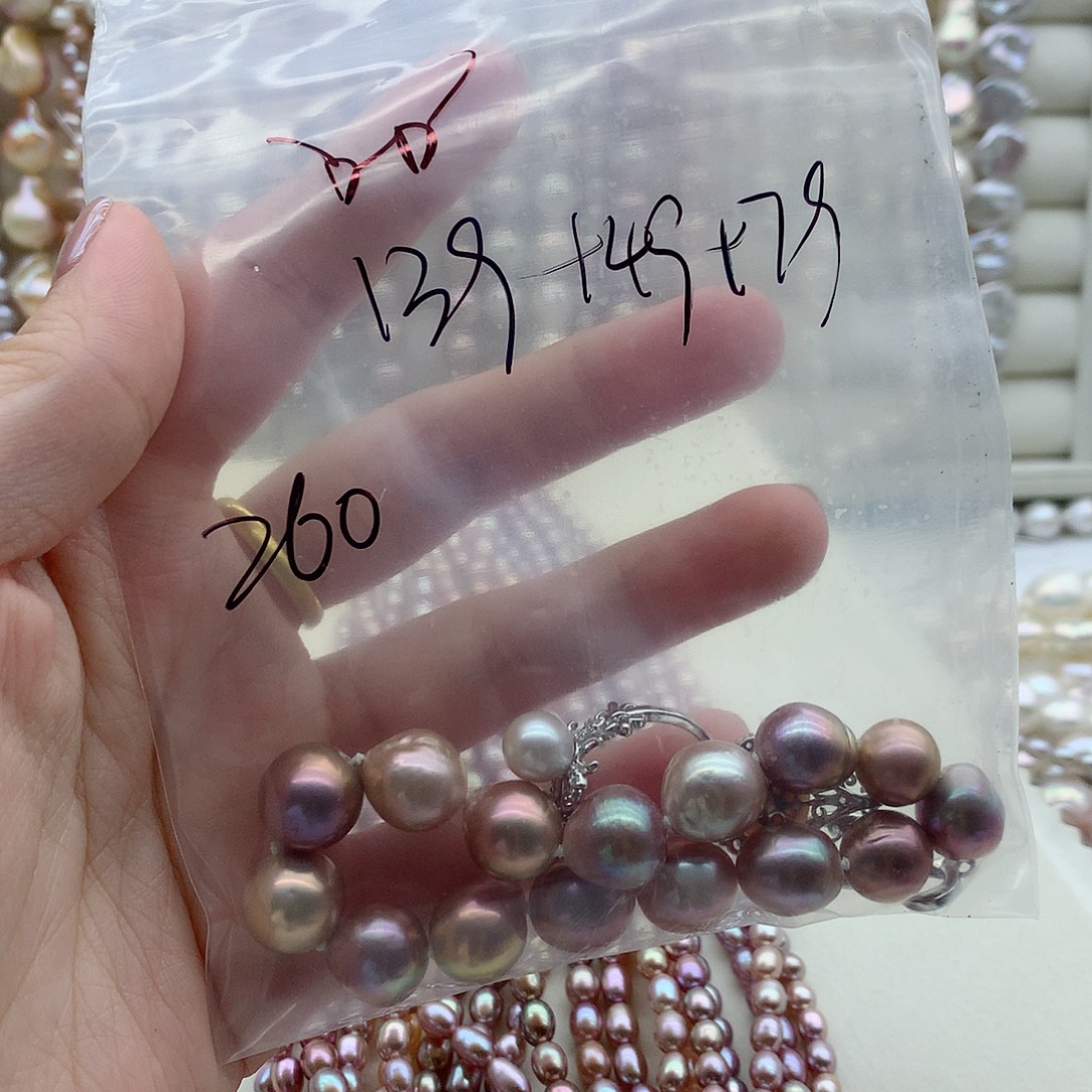 颈饰银S925镶嵌淡水珍珠