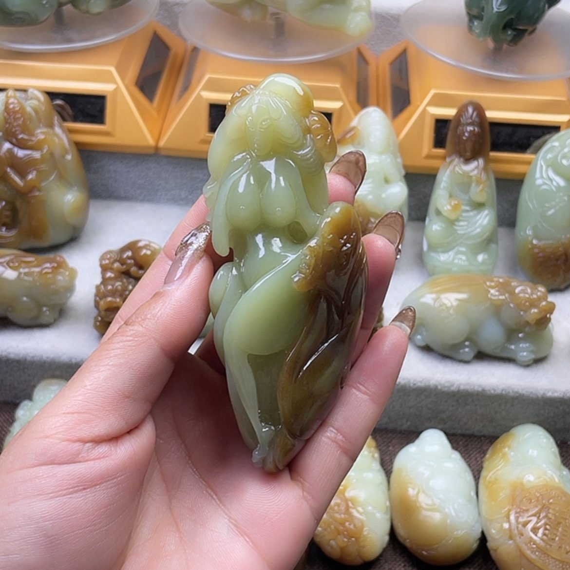 【闪购商品】和田玉把件未镶嵌炎*