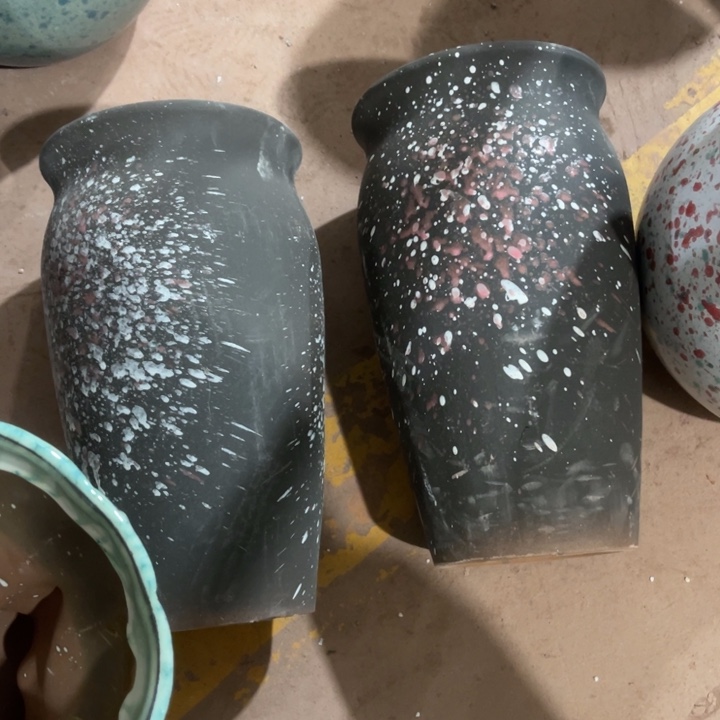 花盆紫砂口径14高度26两只正品