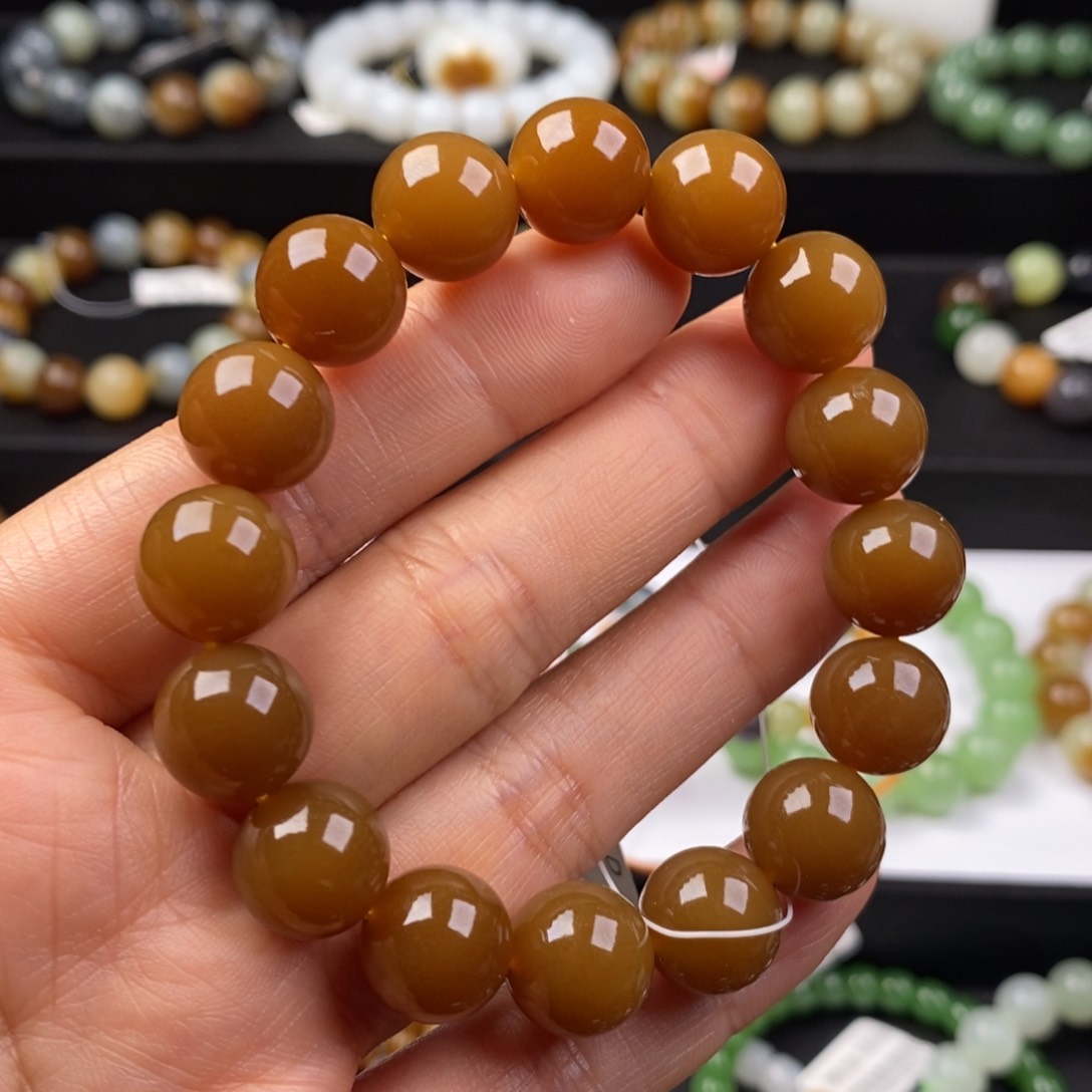 和田玉手串未镶嵌