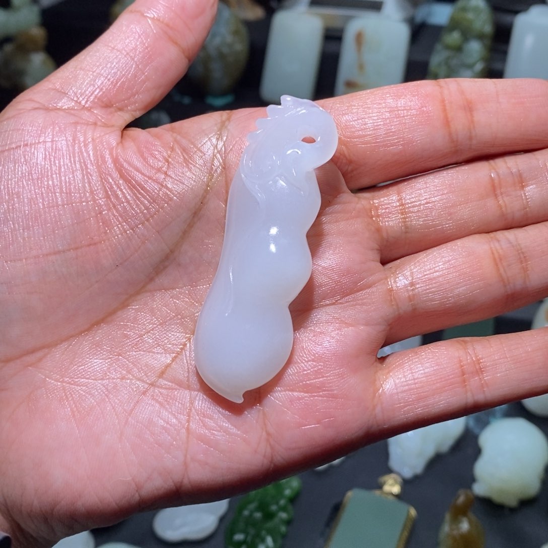 和田玉于田富豆未镶嵌