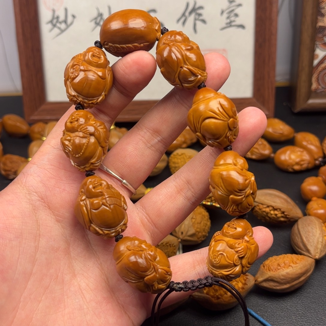 _***。手串/手链橄榄核弥勒