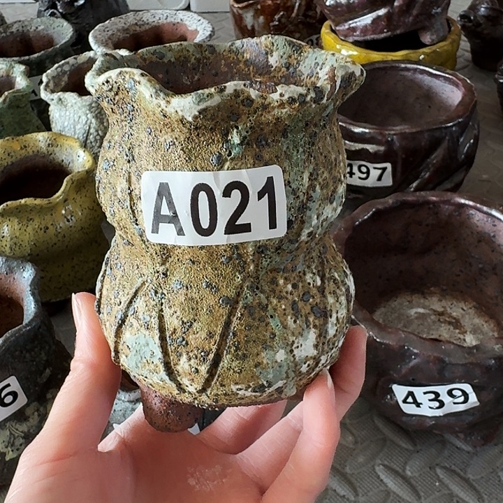 内口5.5高11粗陶手工