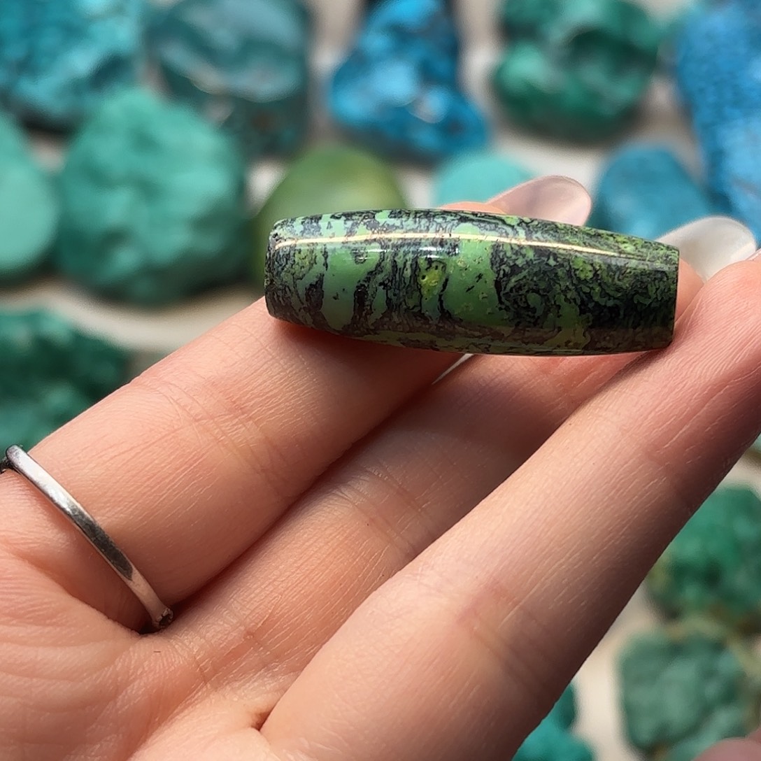 绿松石未镶嵌绿松石老型