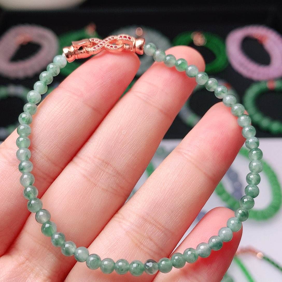 未镶嵌手链翡翠翡翠