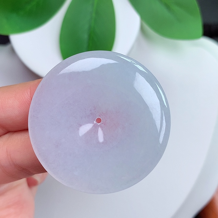 颈饰未镶嵌翡翠平安扣 39.8x5.0mm