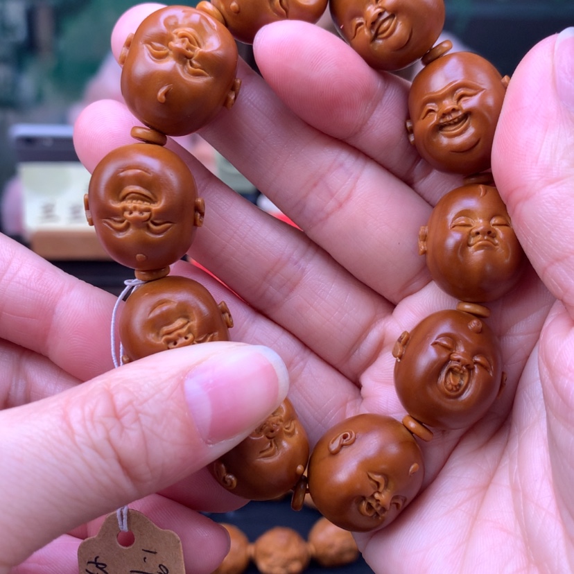 【闪购商品】橄榄核手串/手链十分开心