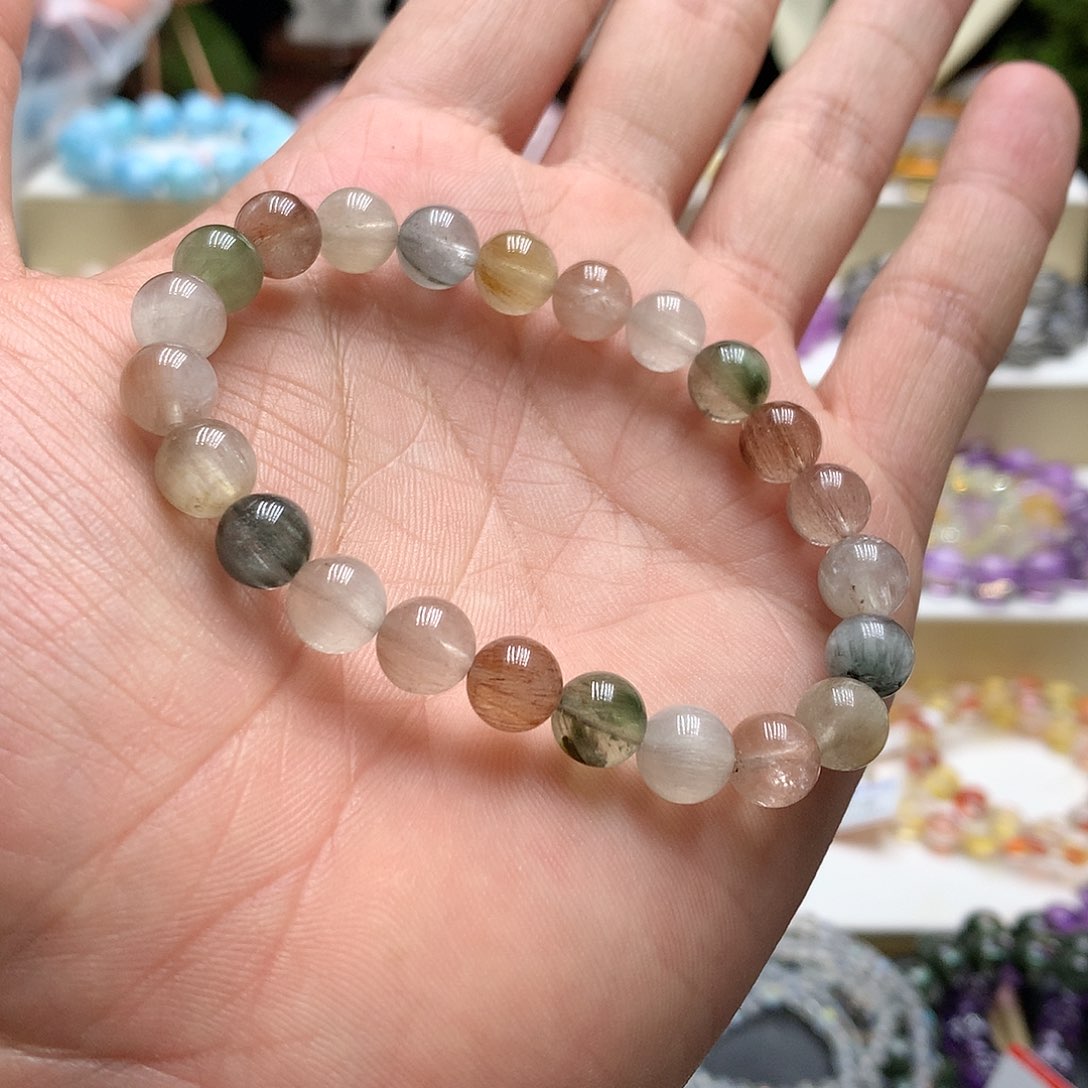 水晶手链未镶嵌兔毛8