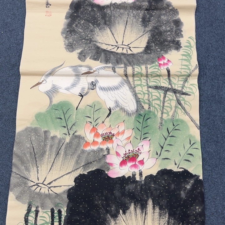 国画纯手绘字画宣纸国画