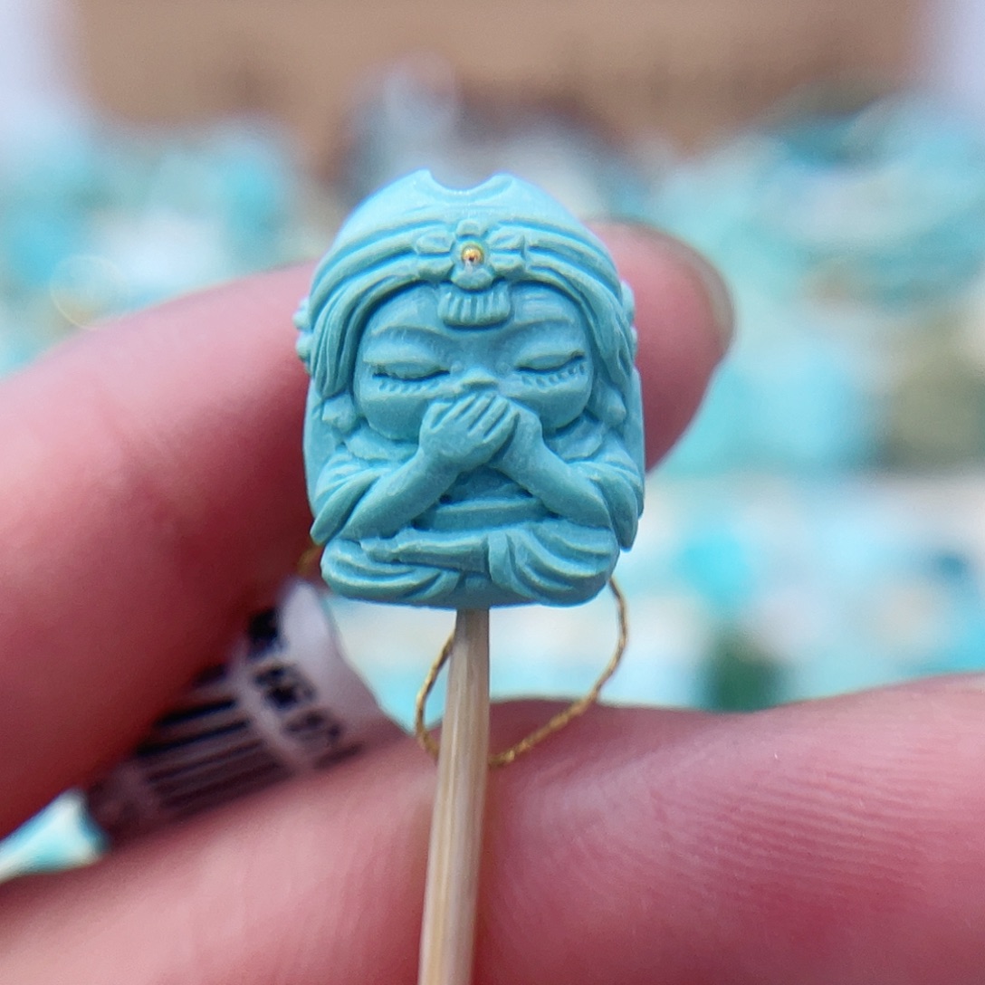 未镶嵌绿松石珠宝奇石