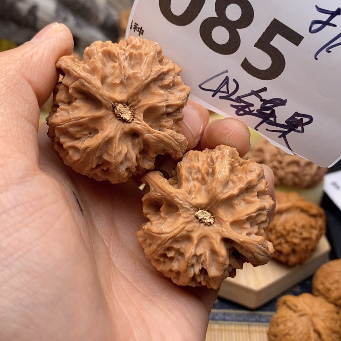 文玩核桃把件085号42全苹果