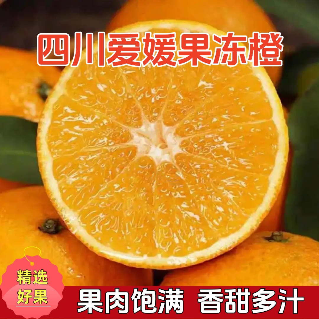 【一口爆汁】四川爱媛果冻橙手剥橙新鲜应季当季产地直发