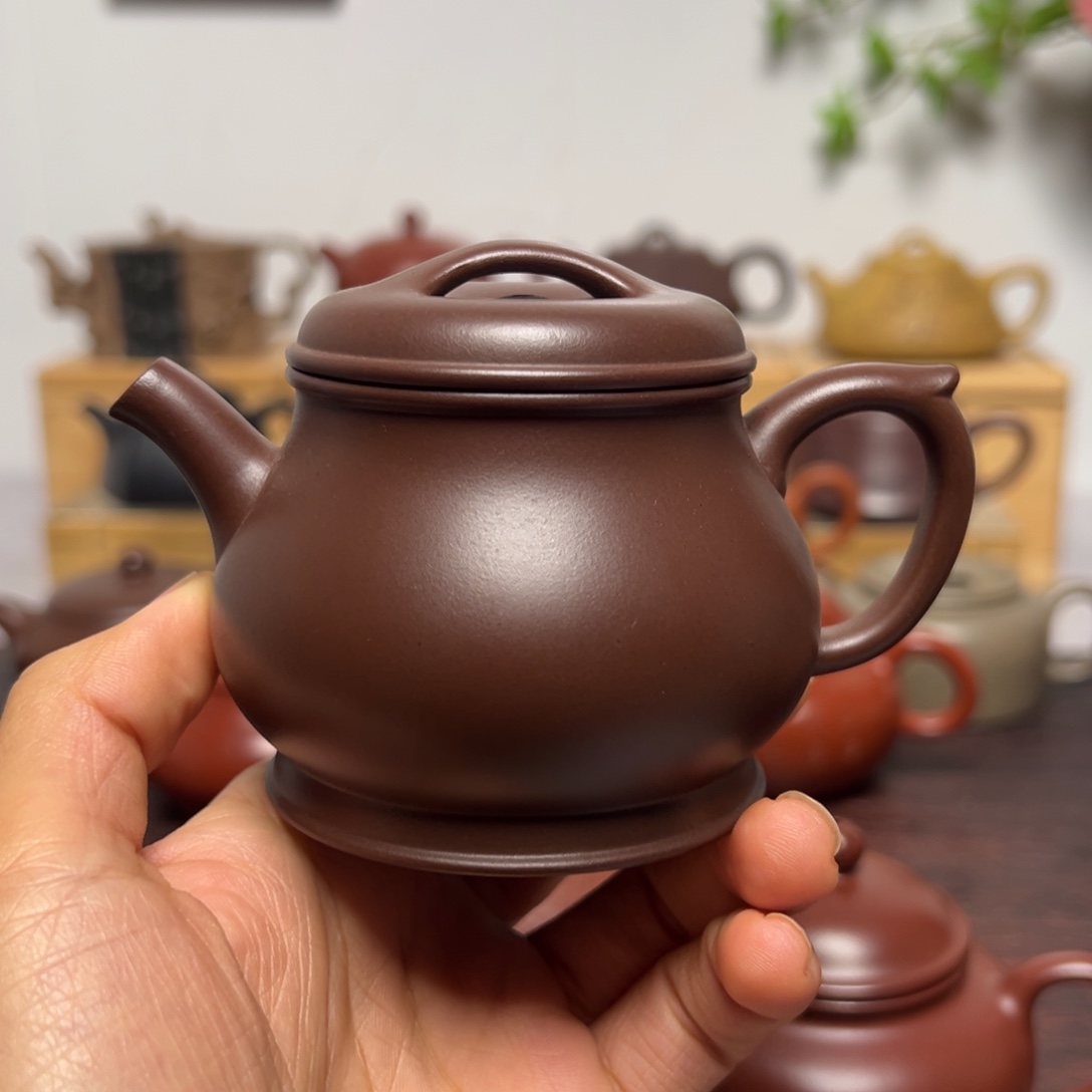 茶壶紫砂150cc陈腐老紫泥