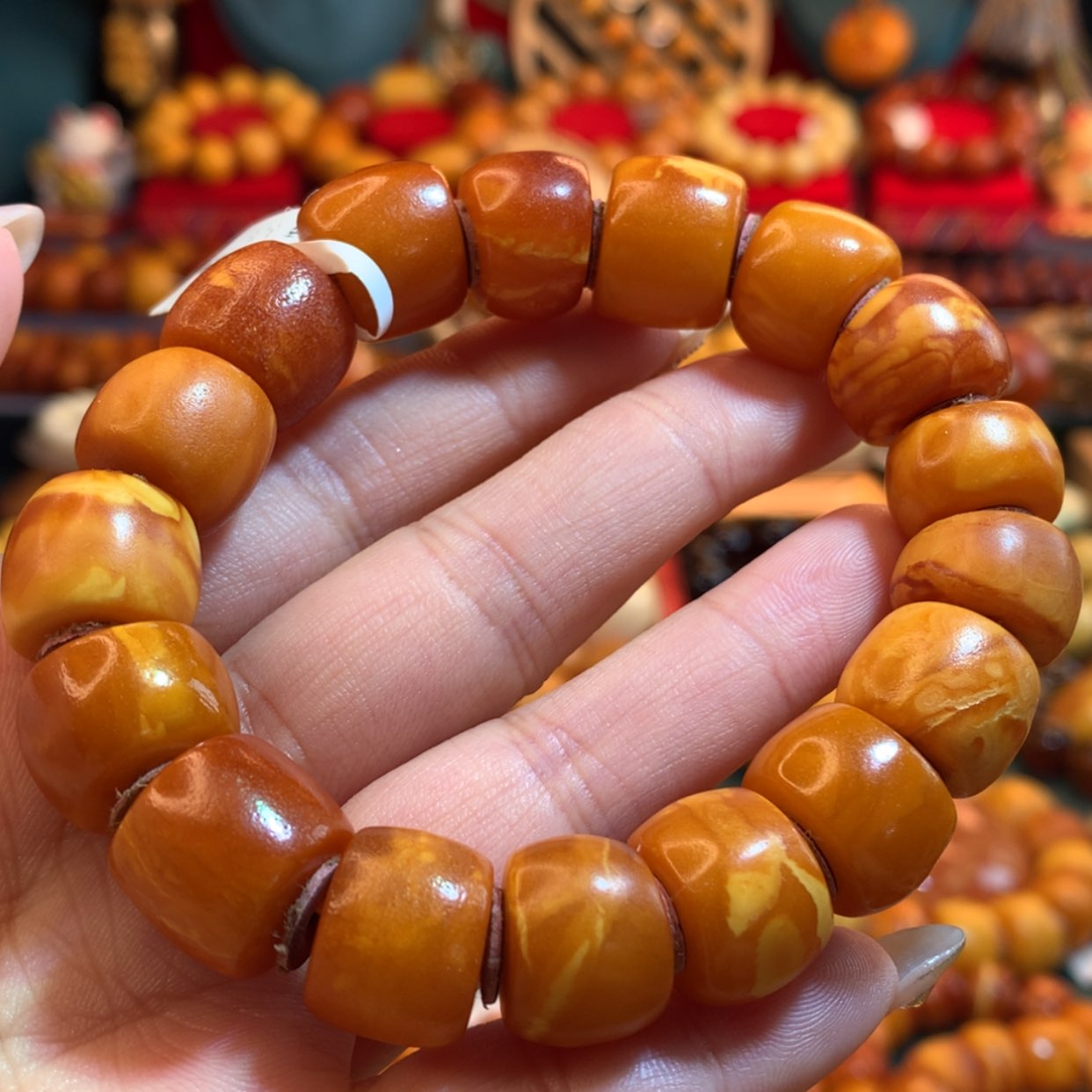 【闪购商品】蜜蜡手串未镶嵌蜜蜡手串