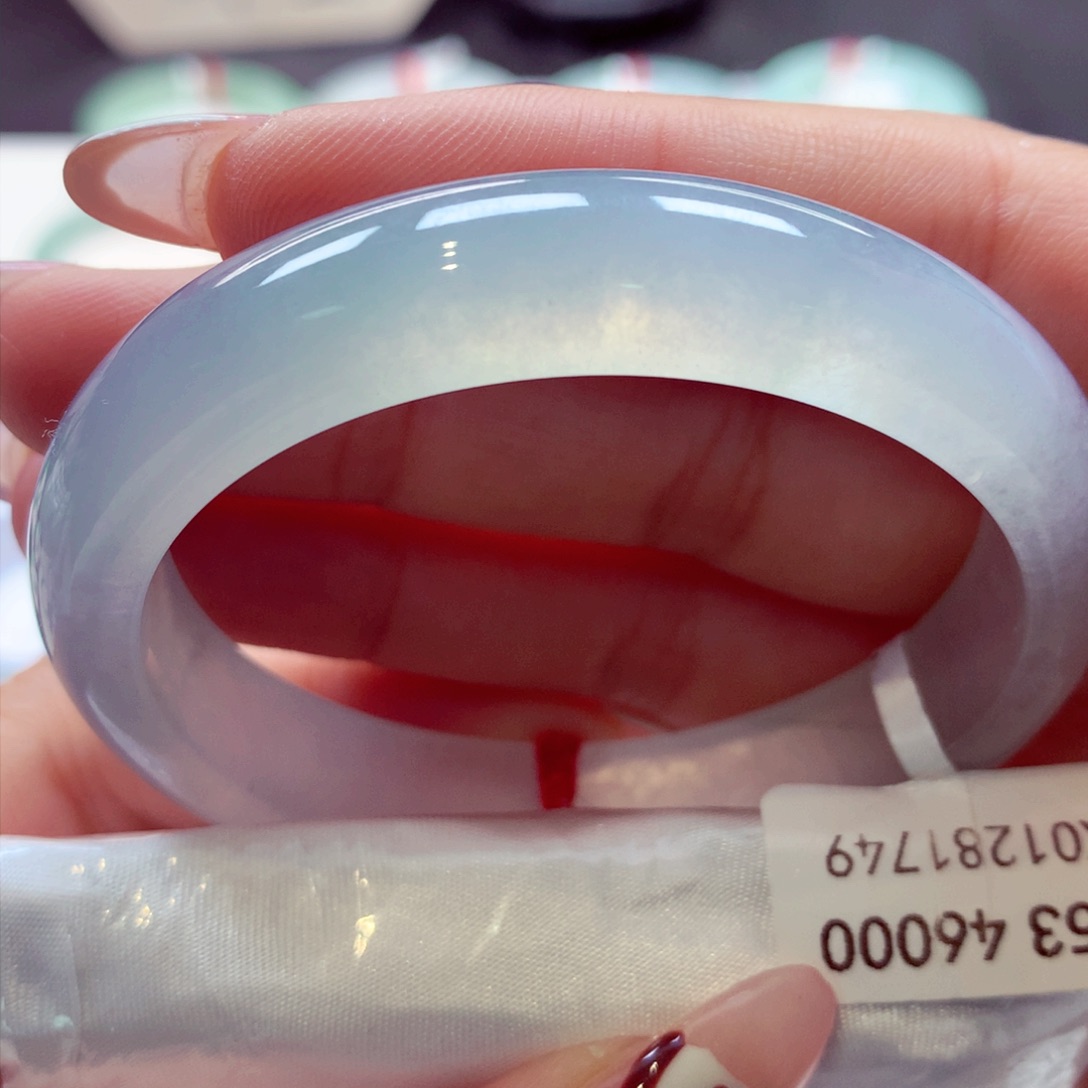 翡翠手镯未镶嵌（莫莫26）53贵妃8号