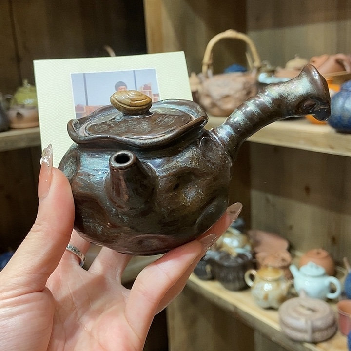 柴烧老岩泥高端茶器