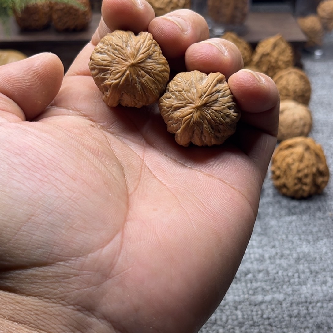 把件文玩核桃铁锤微修手捻