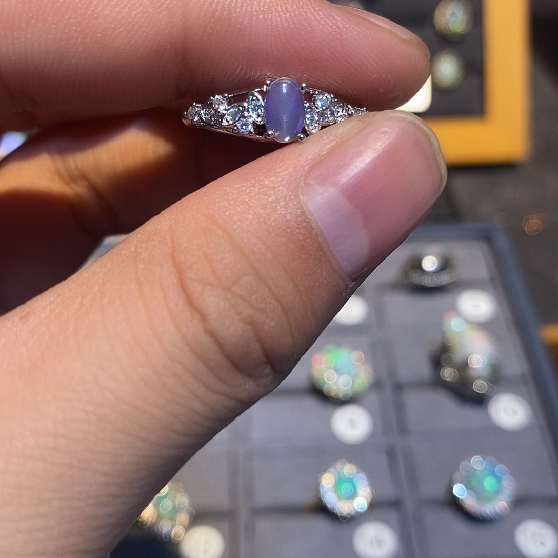 欧泊欧泊戒指合金