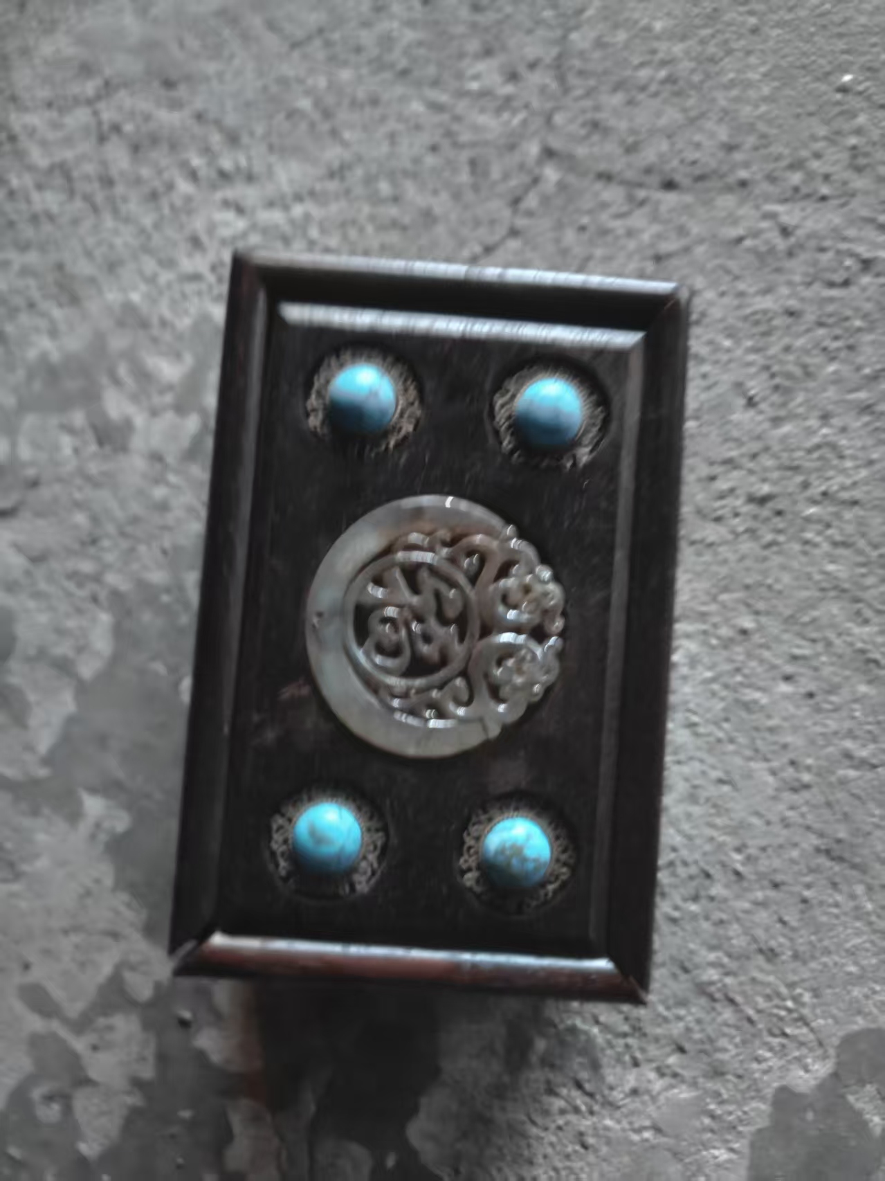 精品摆件漂亮福字小长方盒摆件