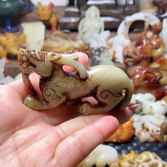 和田玉把件未镶嵌