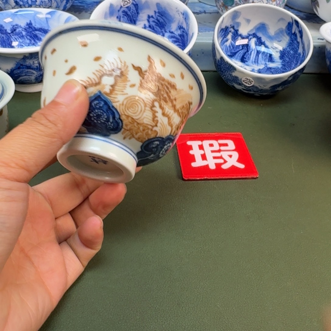 陶景德镇纯手绘茶具圆圆270