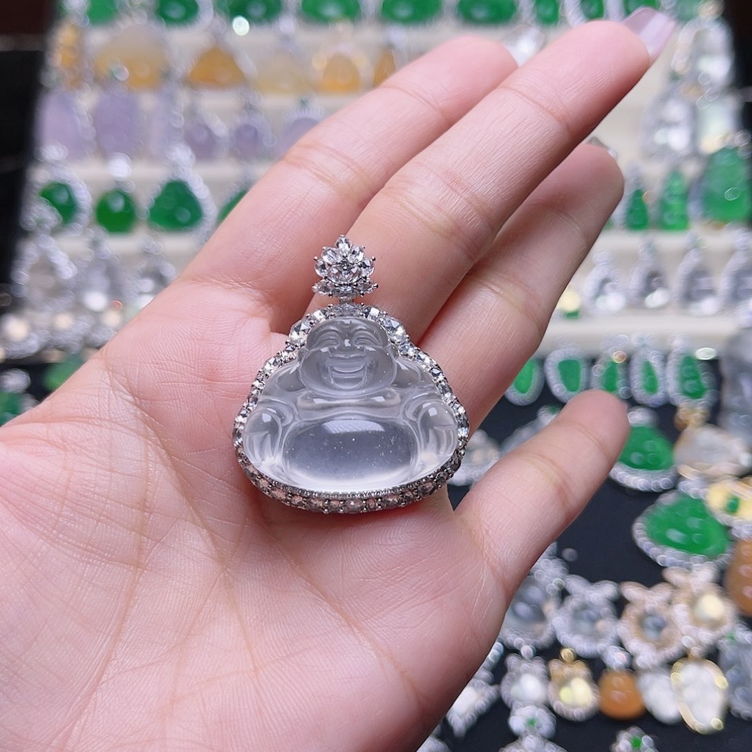 石英质玉颈饰银S925镶嵌蔡*致