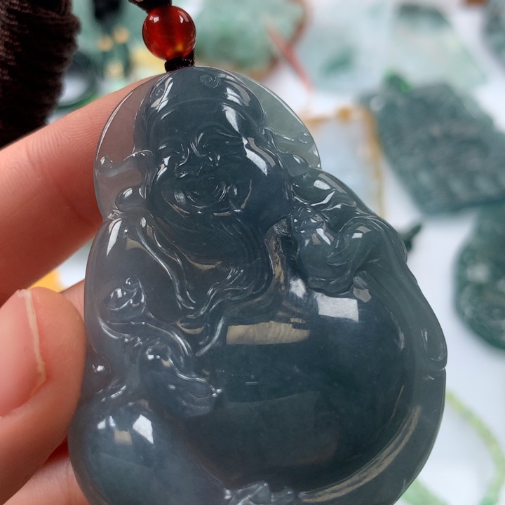 翡翠颈饰未镶嵌保真天然A货翡翠