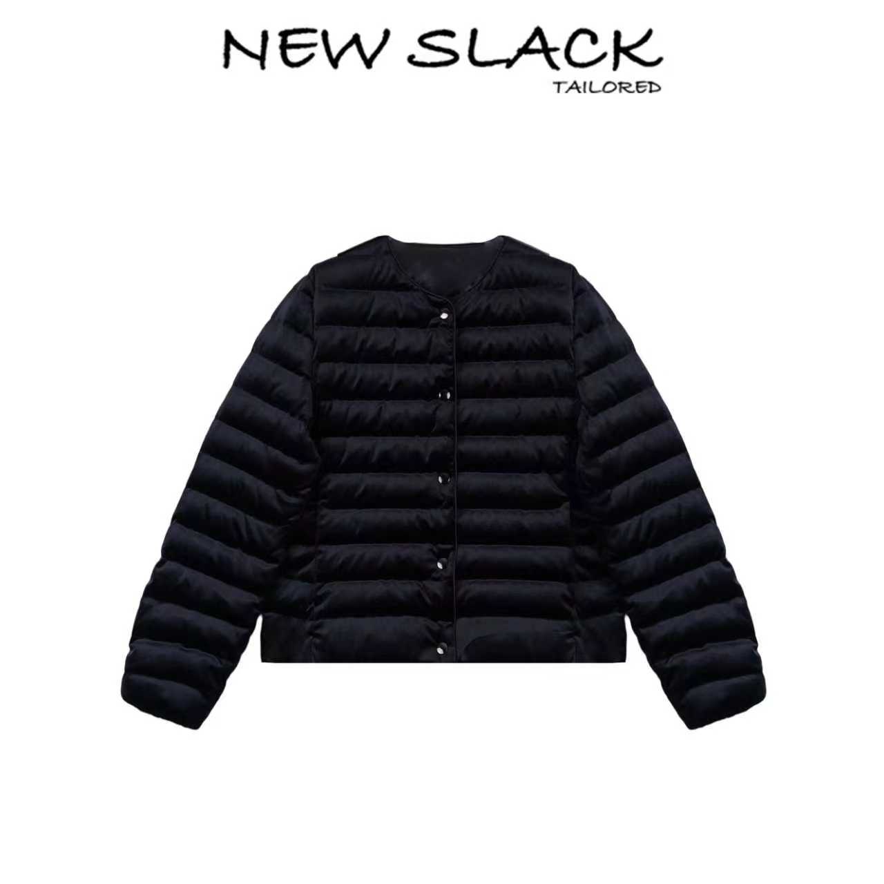 NEW SLACK NQ241122 丝绒排骨羽绒服