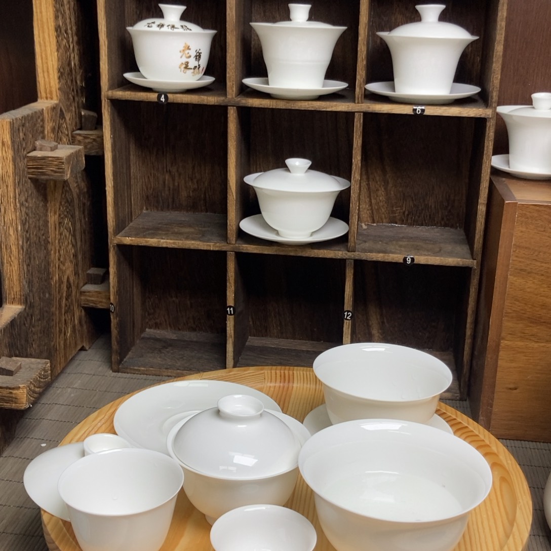 骨瓷盖下200，公道杯，80主人杯