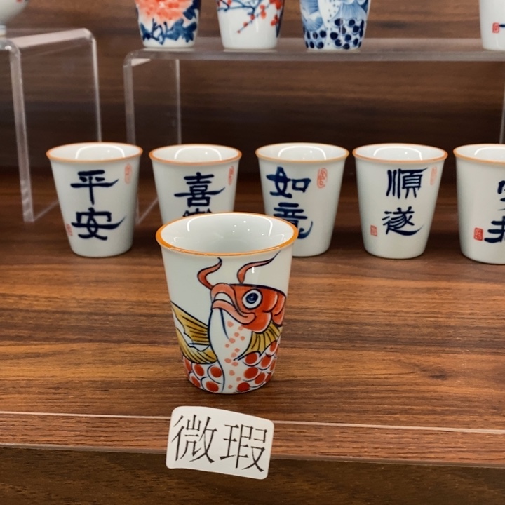 釉下老陶泥手工绘制