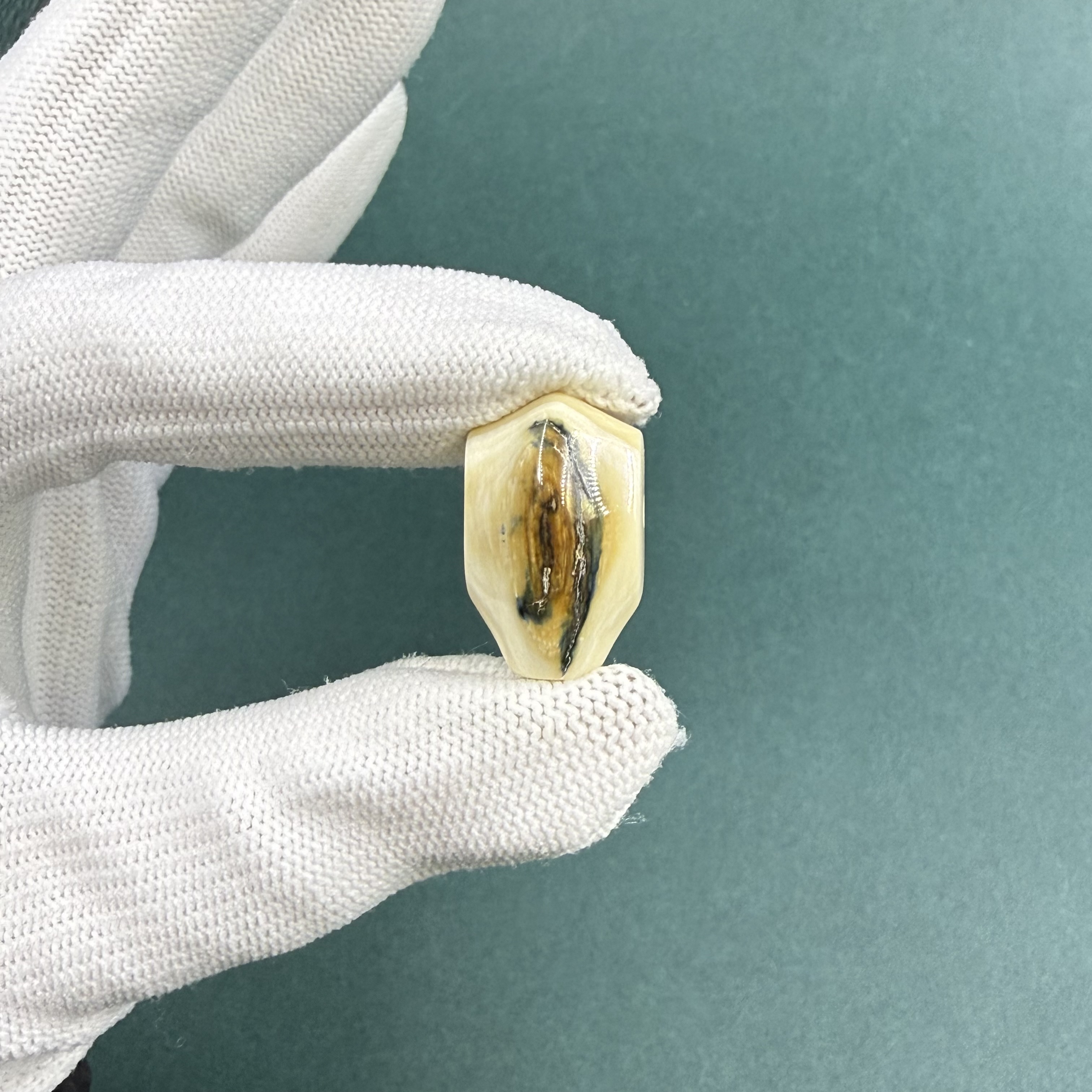 M1533天然猛犸牙 鲨鱼背三通 支持鉴定 假一罚四