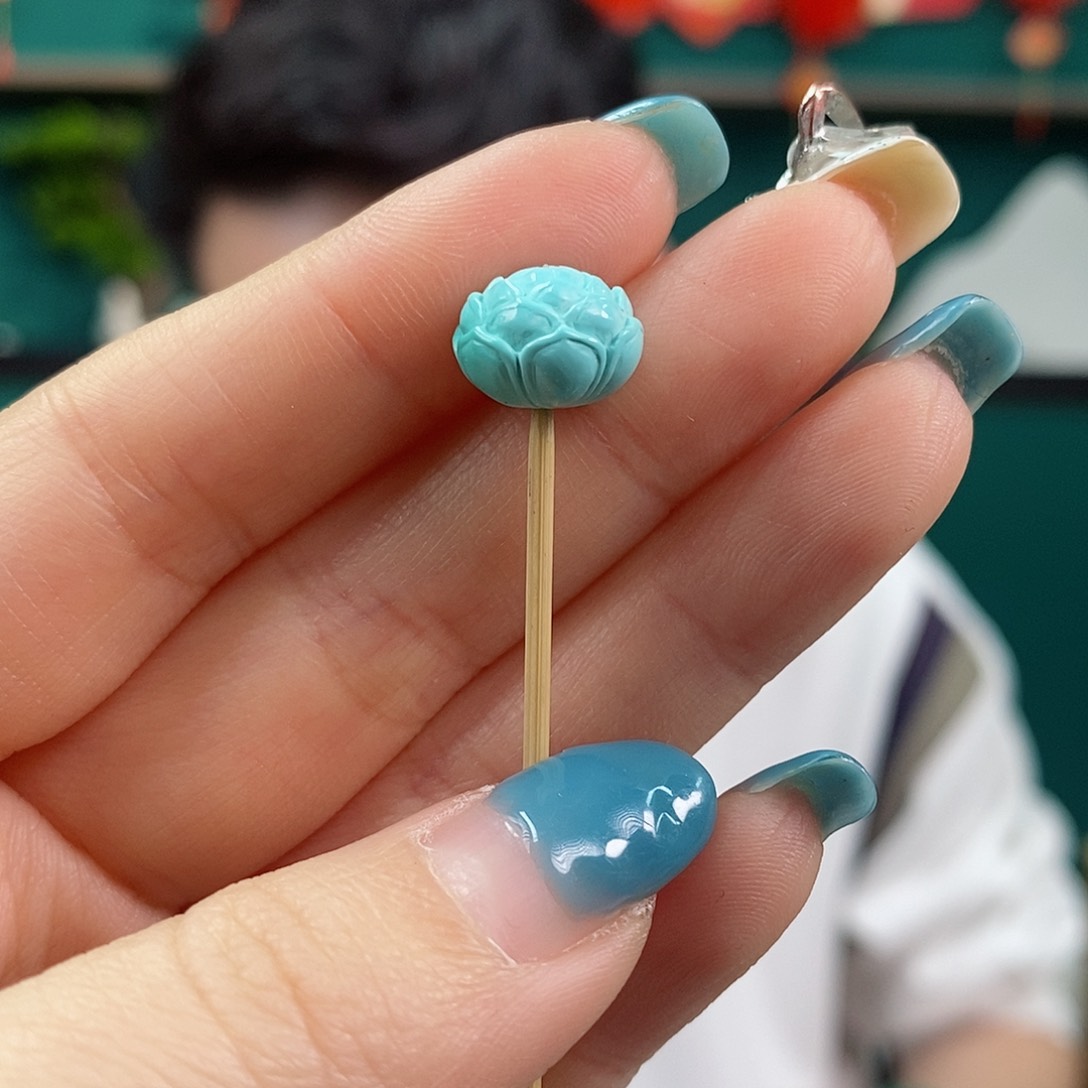 绿松石珠宝奇石未镶嵌