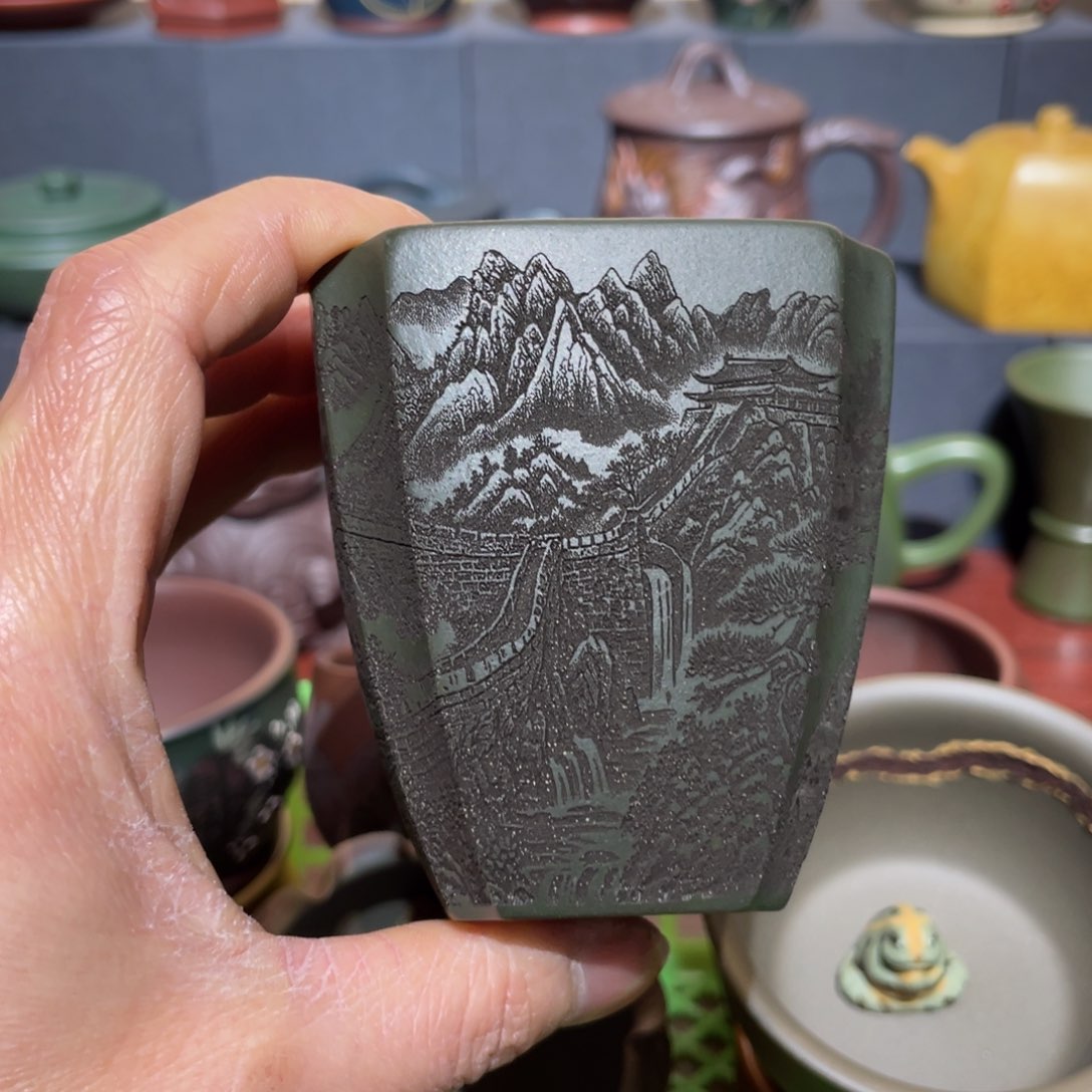 原矿紫砂手工主人杯