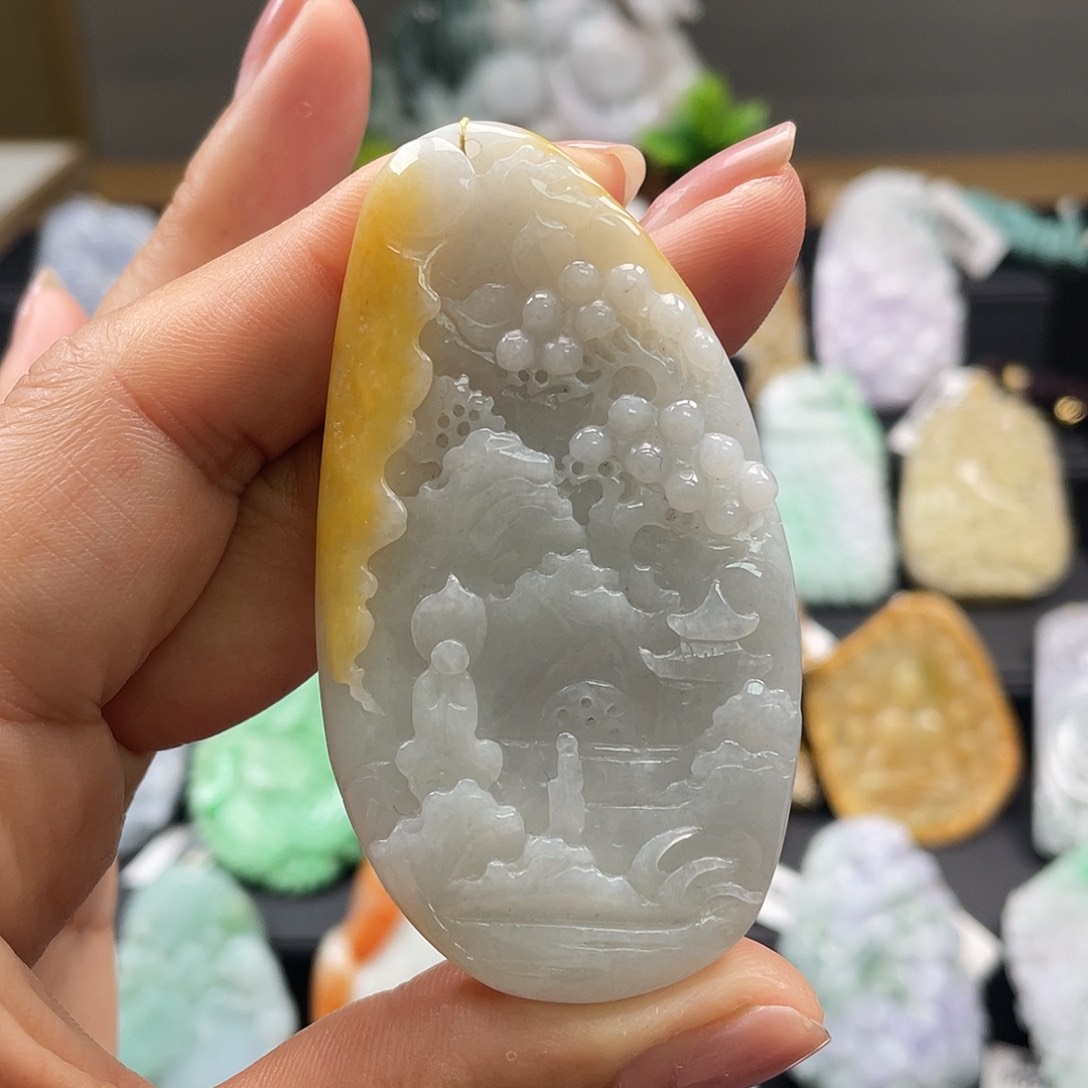 翡翠吊坠(不含链)未镶嵌