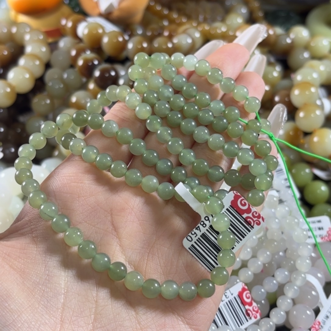 和田玉未镶嵌手链560