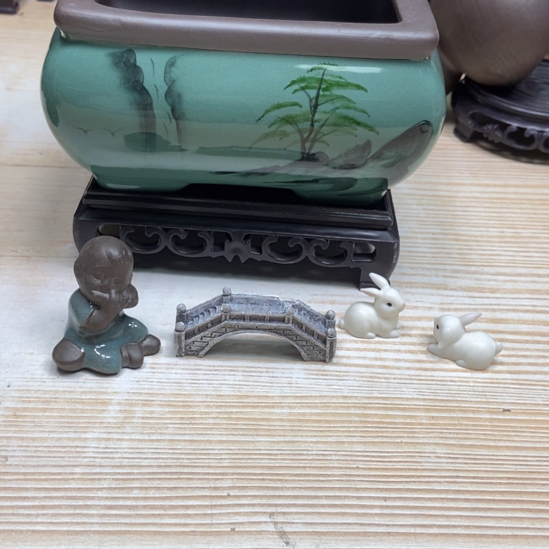 瓷片陶瓷花盆陶瓷艺术