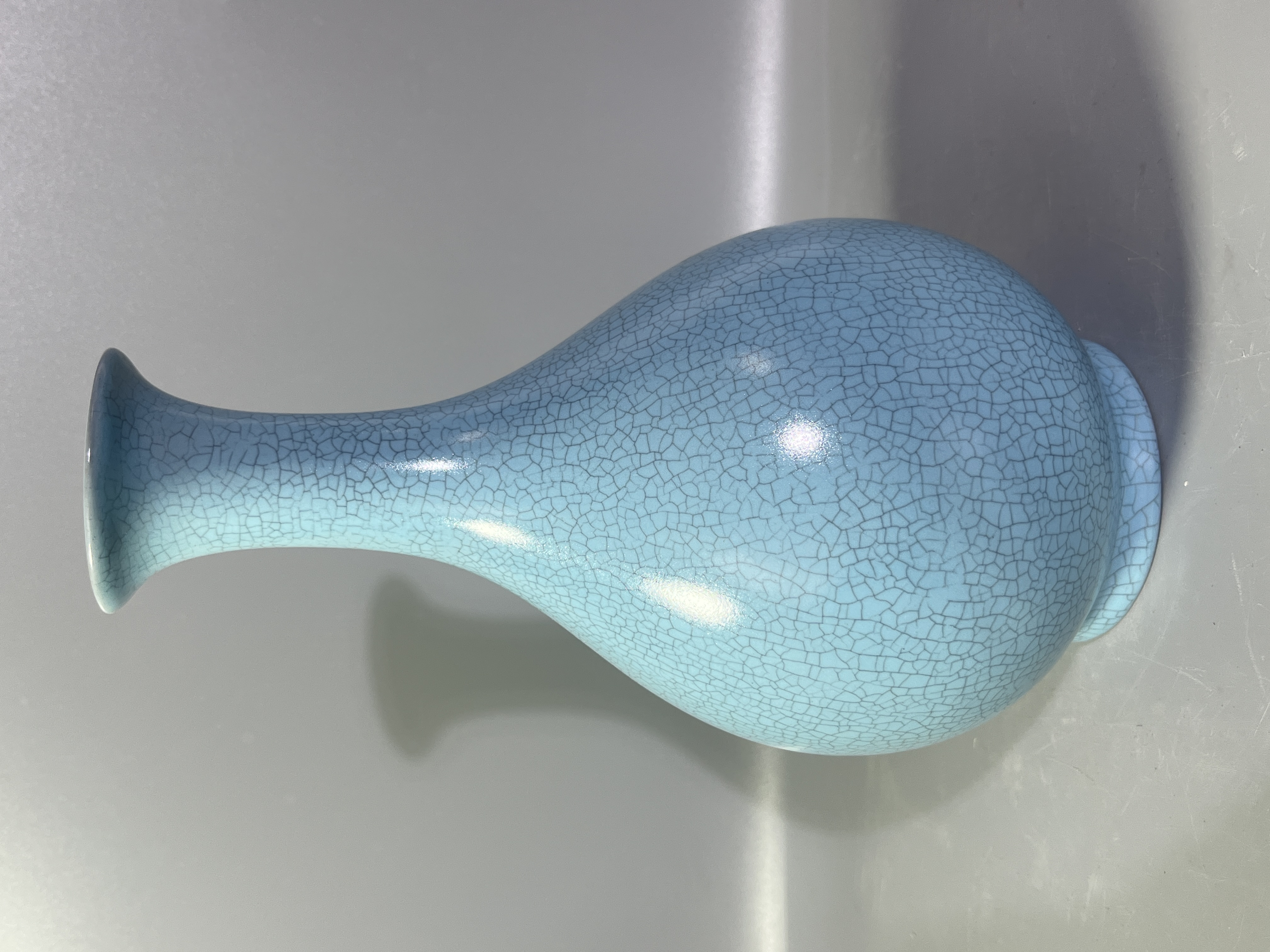 汝窑玉壶春瓶，喜欢可私聊或拍下！