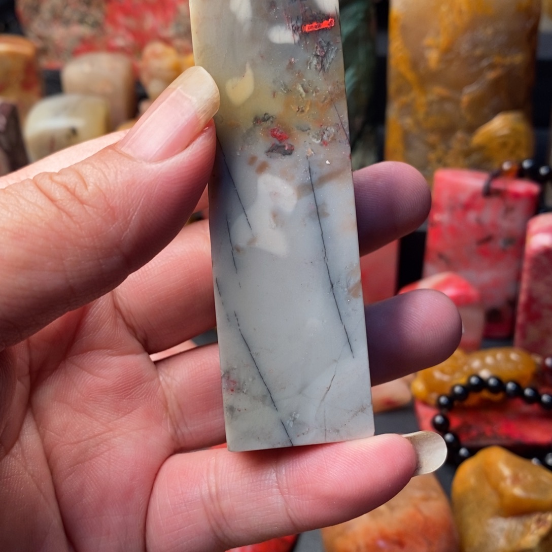 王***贝昌化鸡血石昌化鸡血石印章