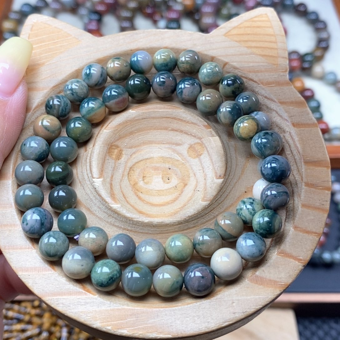 石英质玉手链未镶嵌也*行