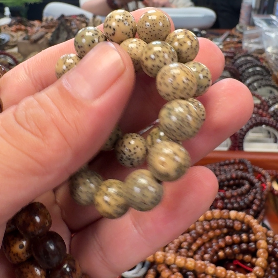 手串星月菩提原生态海南料星月菩提手串