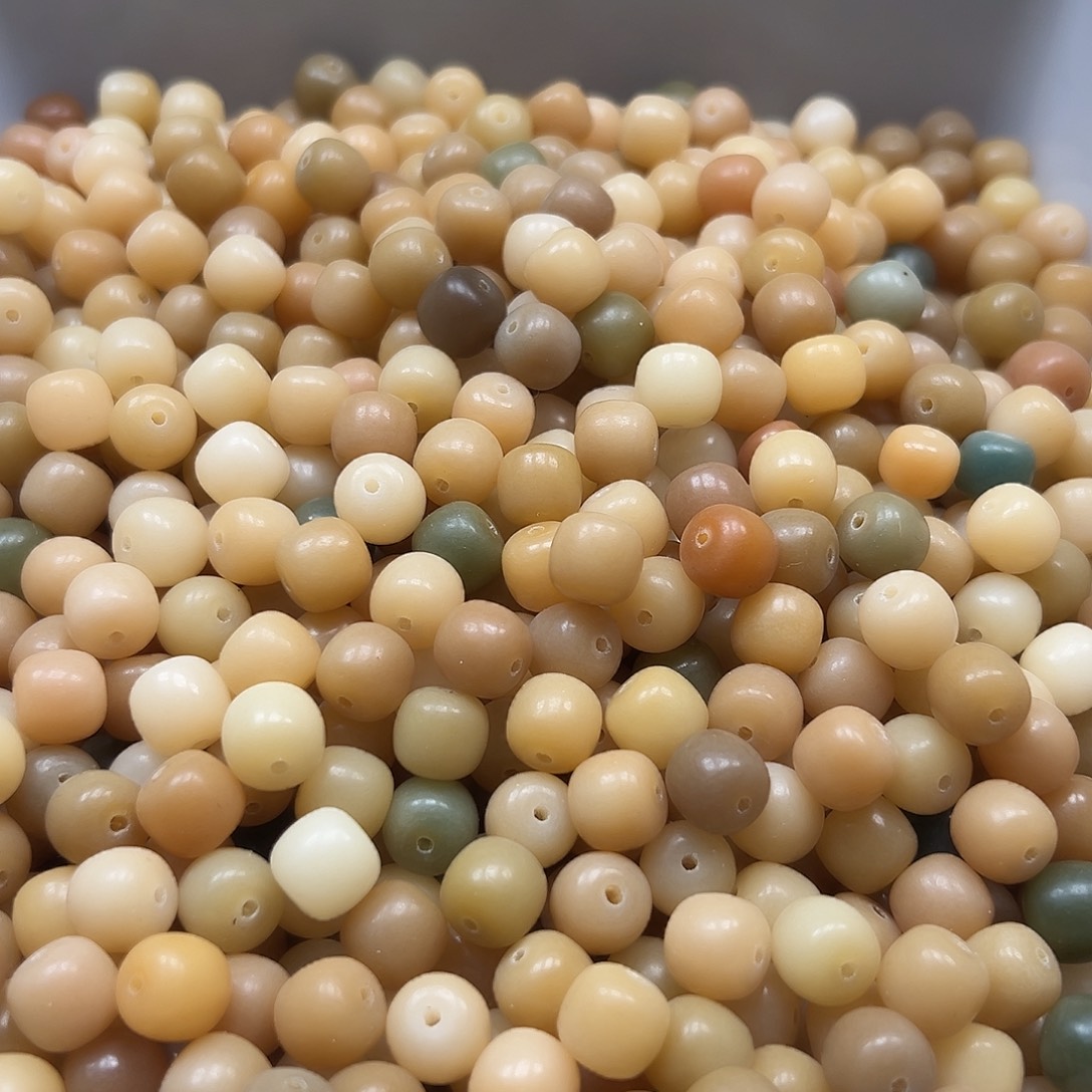 黄***颗手串菩提根/象牙果卡11老料桶1250颗