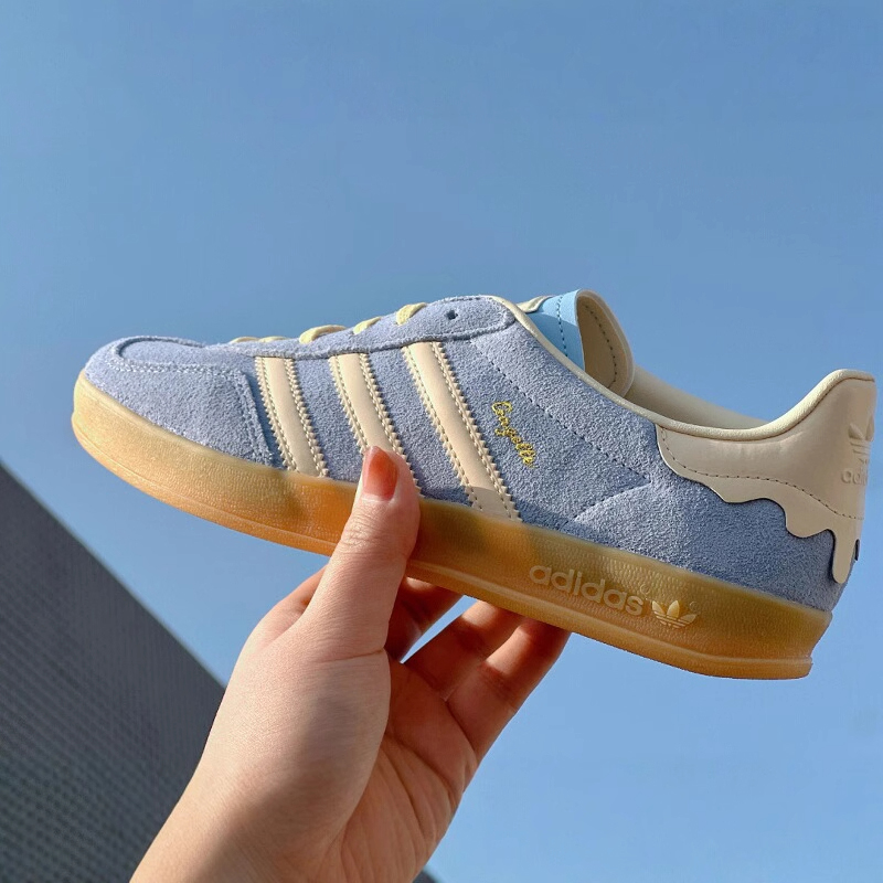 阿迪达斯三叶草男鞋女鞋2025新款GAZELLE低帮运动休闲鞋 JR8029