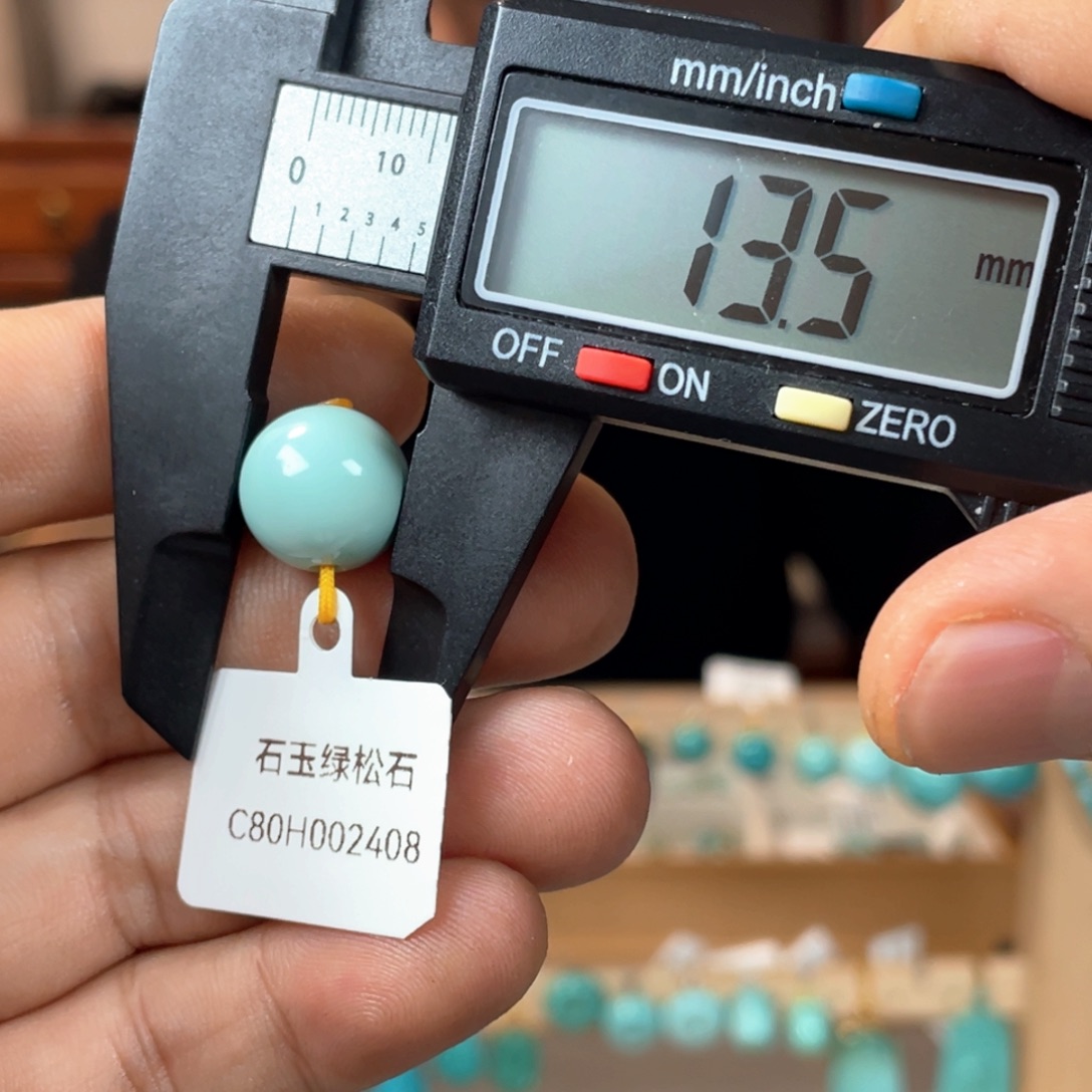 绿松石未镶嵌颈饰