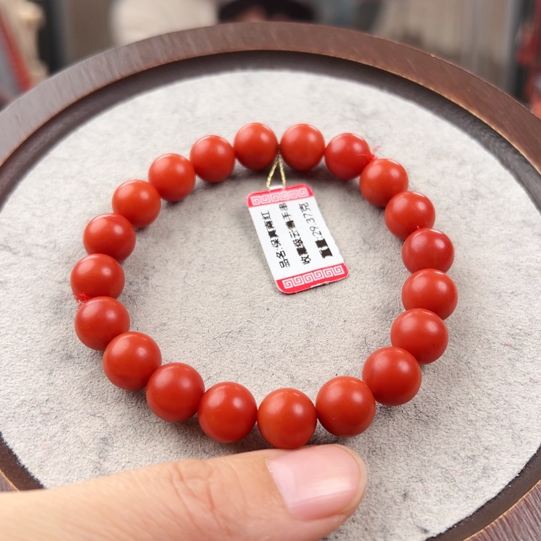 南红玛瑙手串未镶嵌