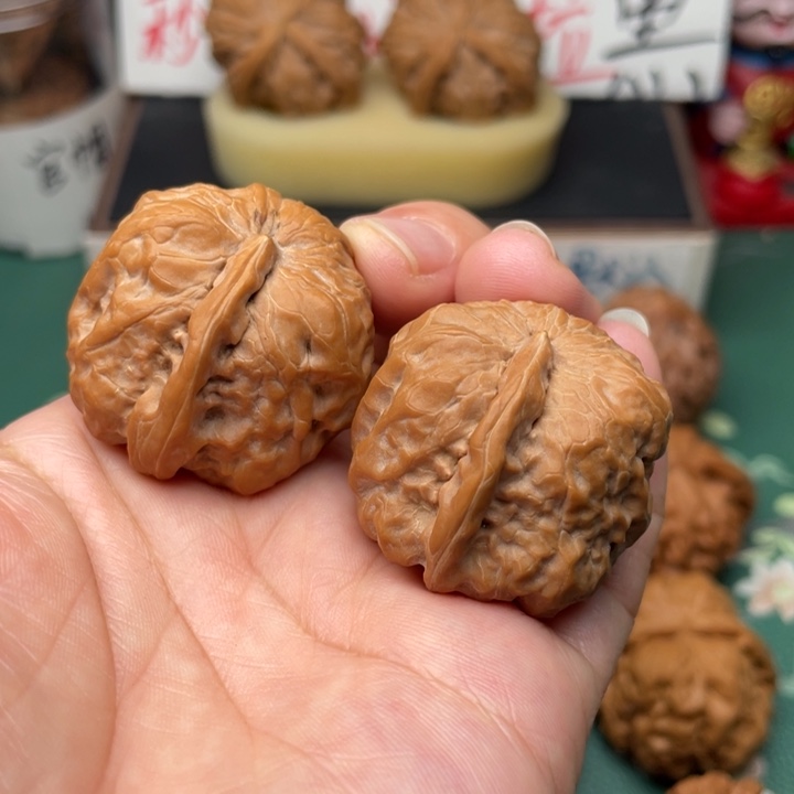 【闪购商品】文玩核桃把件32全品一帆风顺