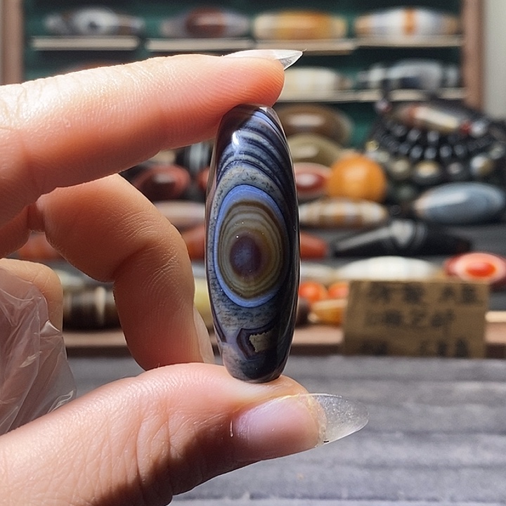 离***斗玛瑙/玉髓未镶嵌吊坠(不含链)